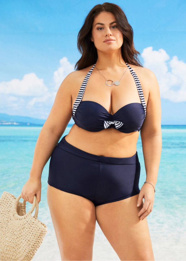 Bikini con fiocco oversize
