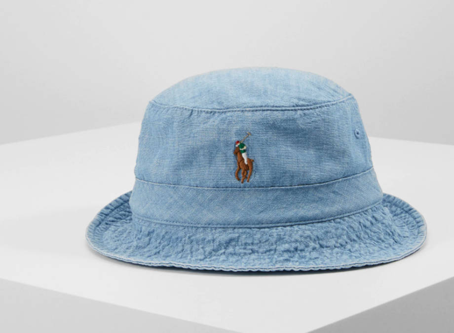 Bucket hat celeste