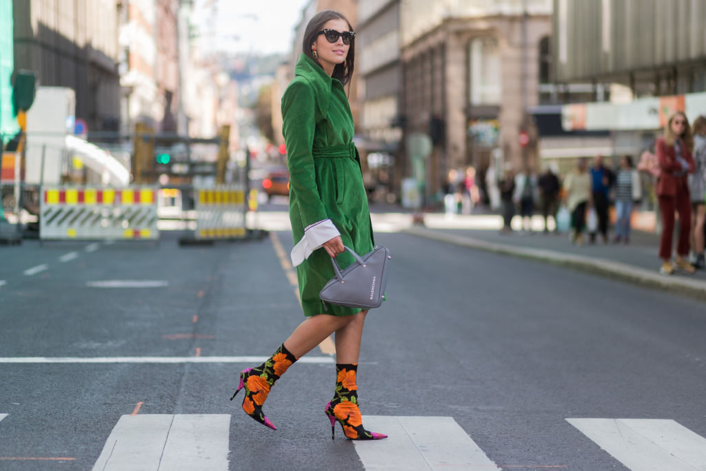Look stivali con tacco autunno