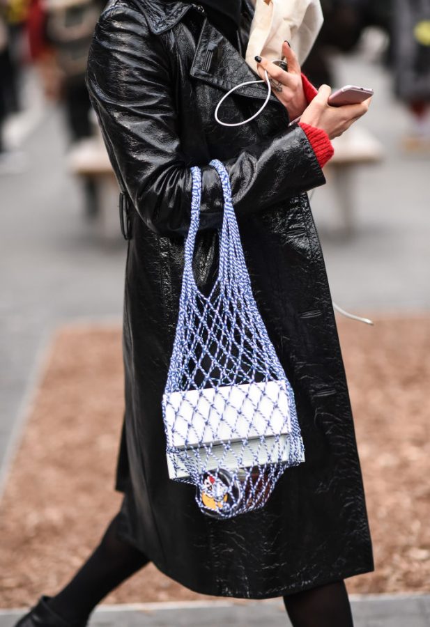 Accessori di tendenza in rete borsa