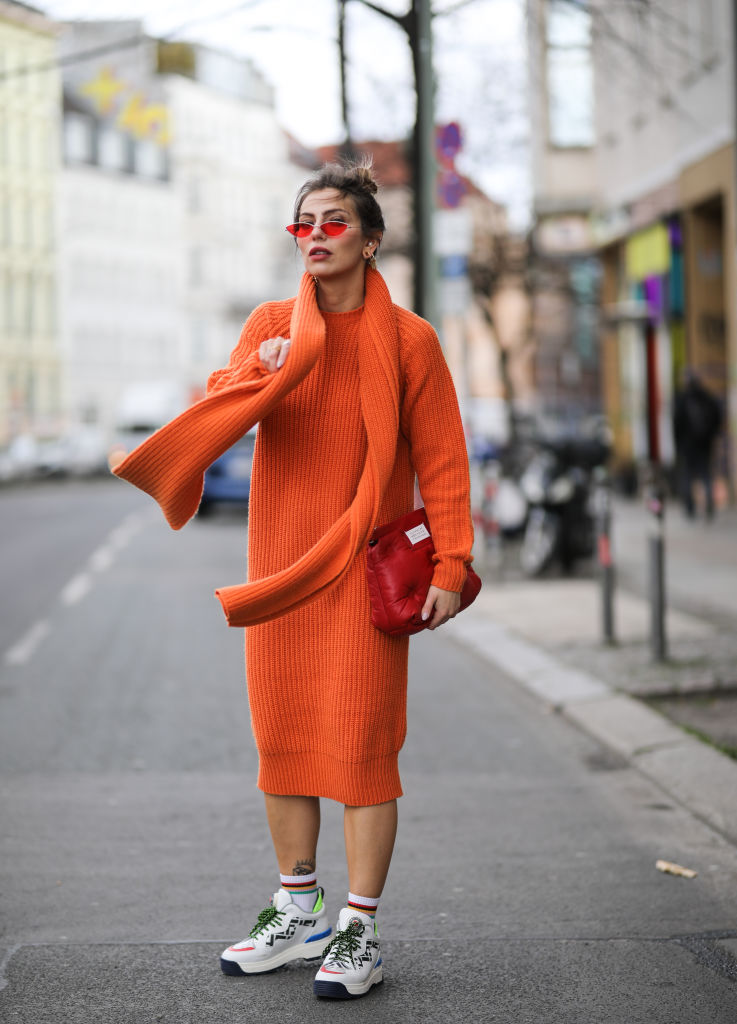 Look abito in maglia