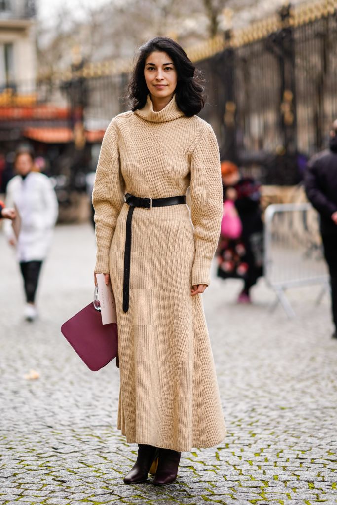 Look abito in maglia