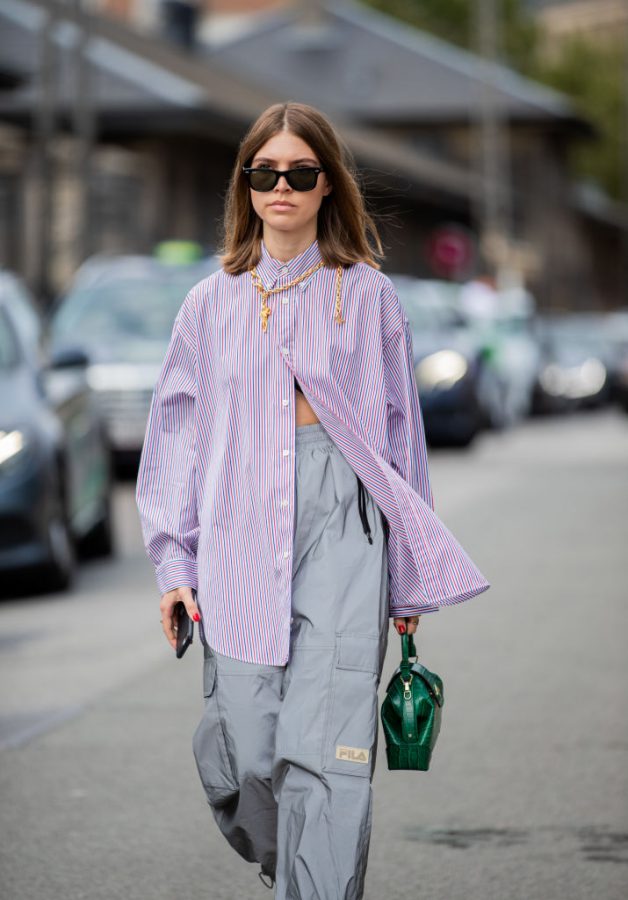 Look per l'autunno camicia oversize