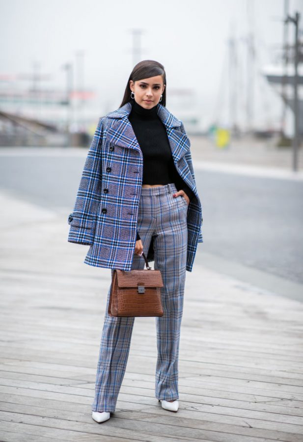 Look cappotto classico quadrati