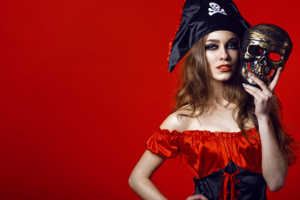 Look pirata Halloween