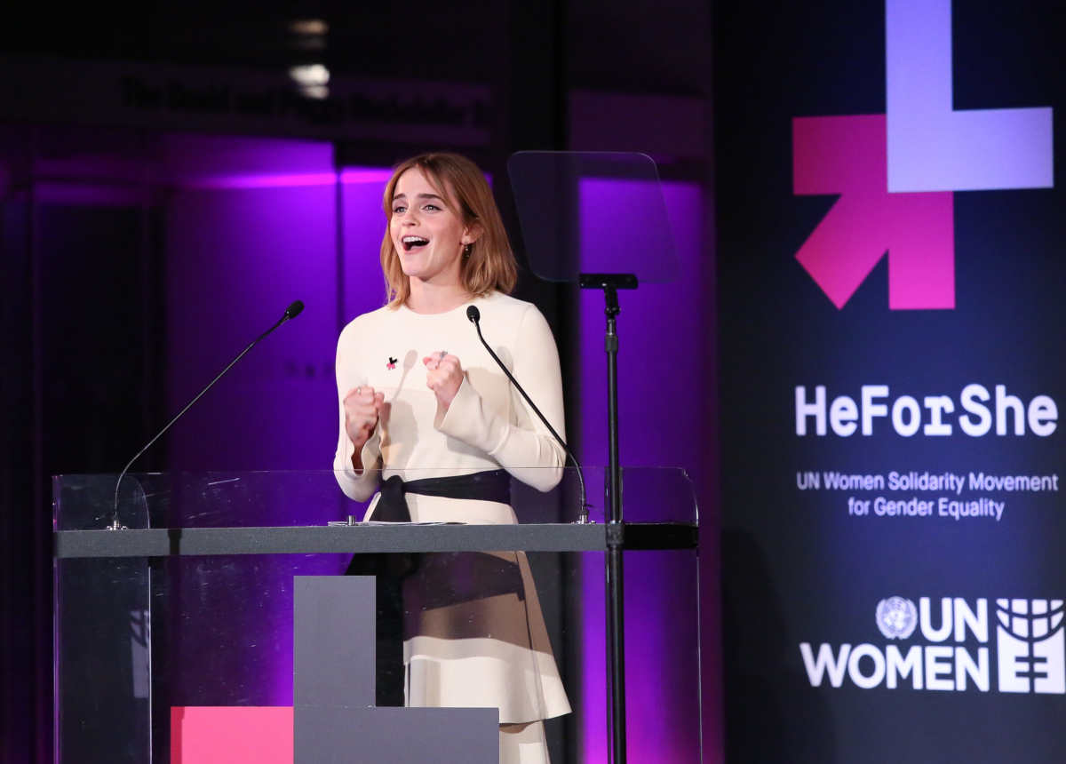 Emma Watson che parla alle Nazioni Unite - woman empowerment