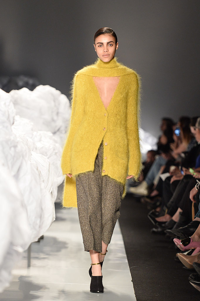 Cardigan giallo