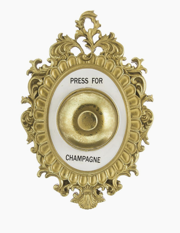 Decorazione da muro, “Press for the champagne”