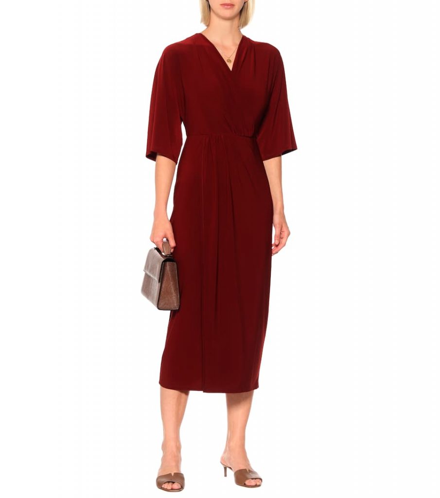 abito rosso max mara