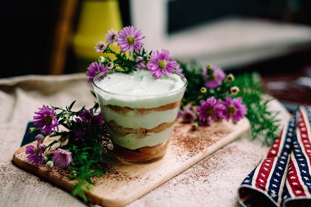 tiramisù pandoro fiori