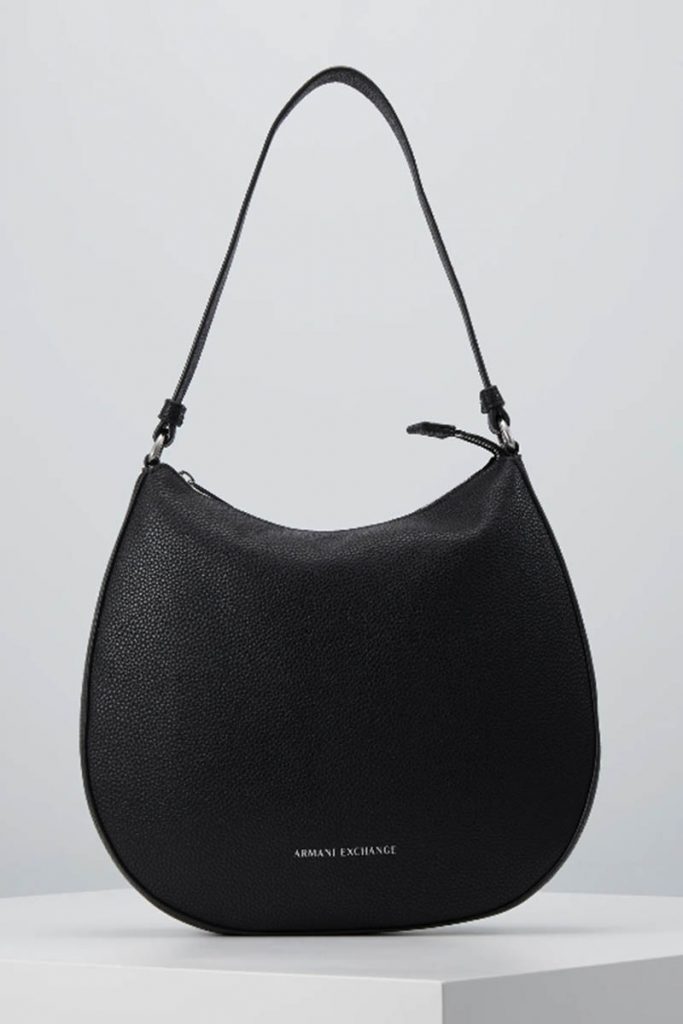borsa nera armani exchange