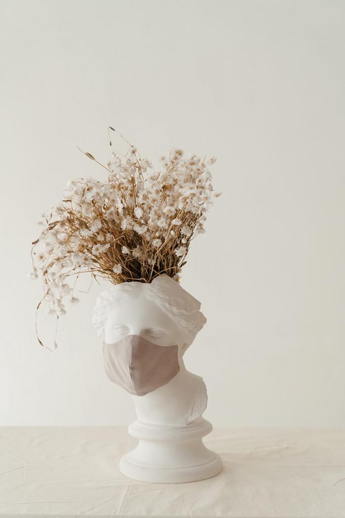 vaso fiori secchi