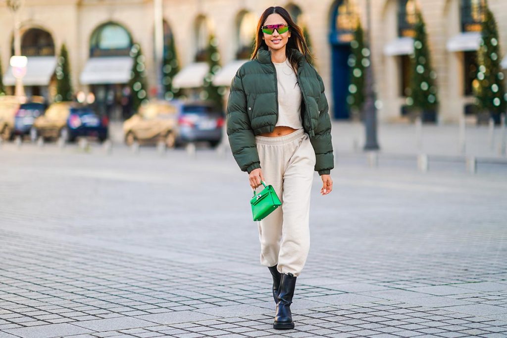 giacca crop ragazza street style 