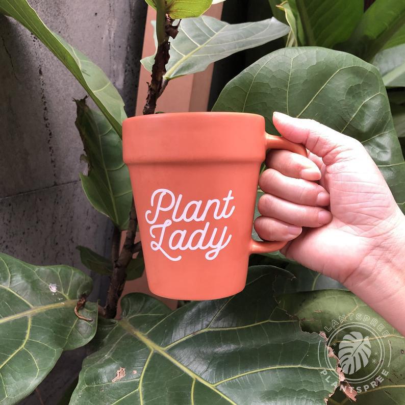 tazza amante delle piante