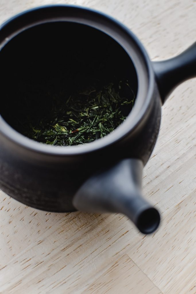tè verde teiera