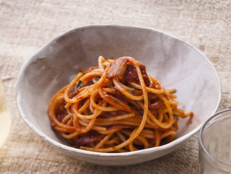 Spaghetti alla amatriciana ricetta