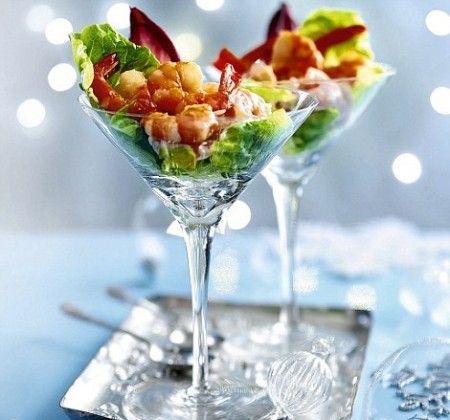 bicchierini gamberi salmone