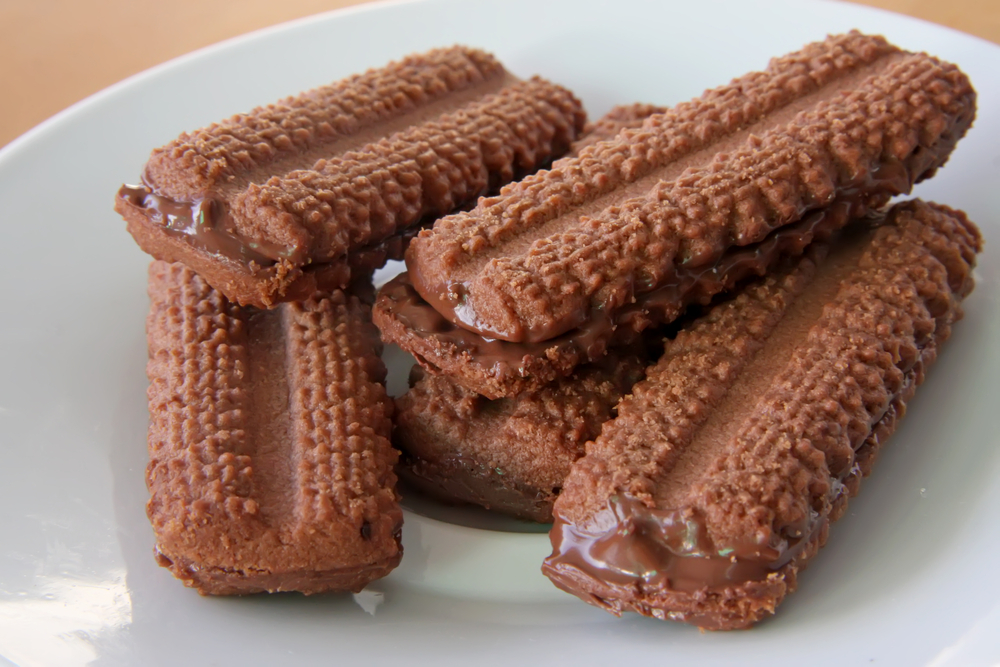 Biscotti viennesi al cioccolato