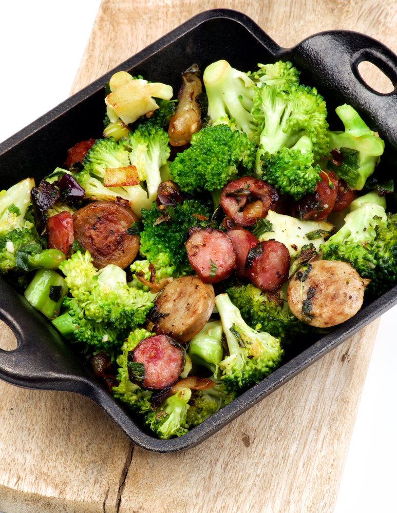 Broccoli e salsiccia