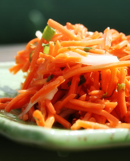 Carote a julienne con parmigiano