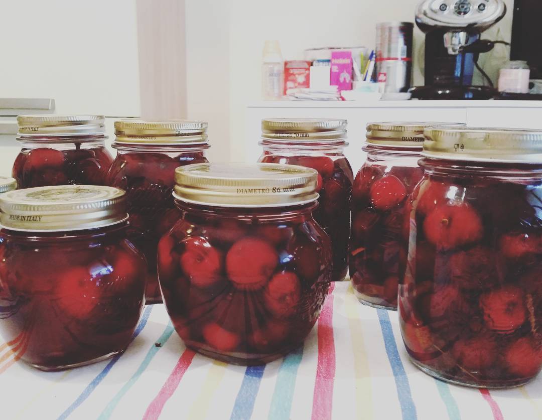 ciliegie sotto spirito ricetta