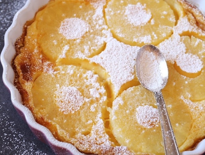 Clafoutis di ananas