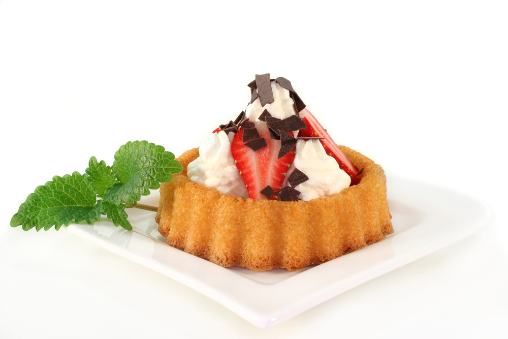Crostatine con mousse di ricotta