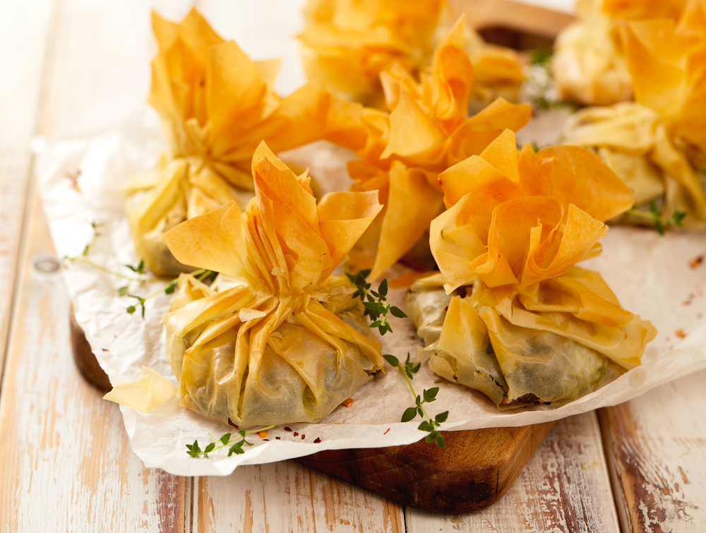 Fagottini di pasta fillo