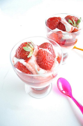 fragole e ricotta