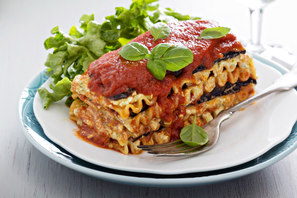 Lasagne con melanzane e patate
