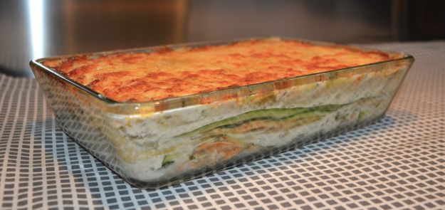 lasagne salmone e asparagi