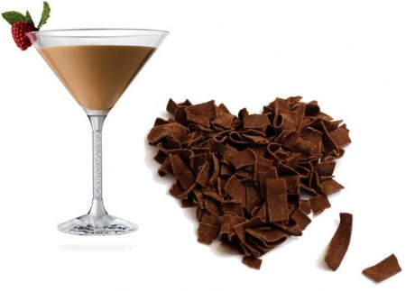 Liquore al cioccolato fondente