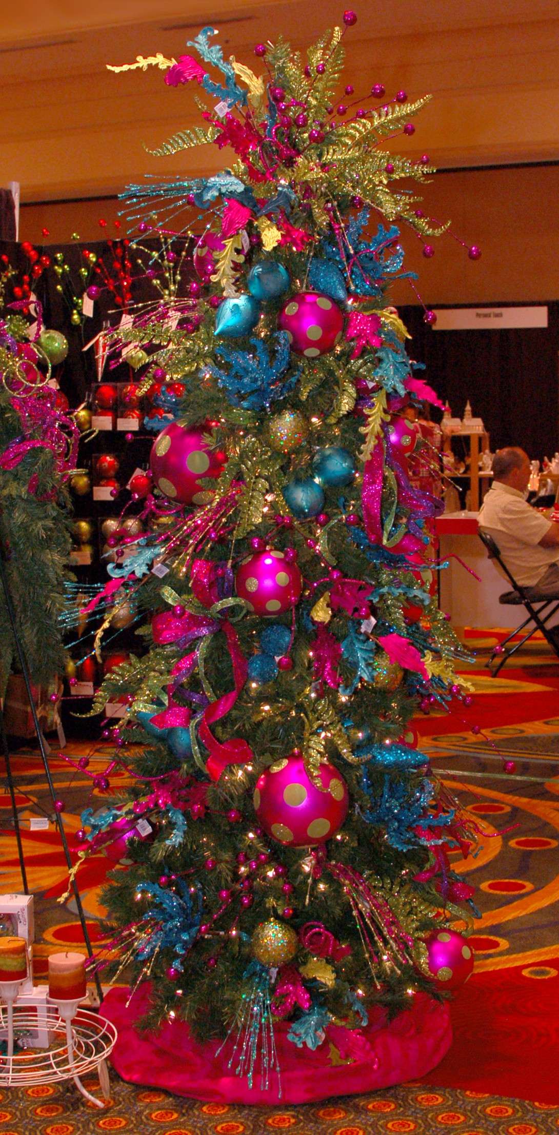 Albero Di Natale Azzurro E Argento Pourfemme