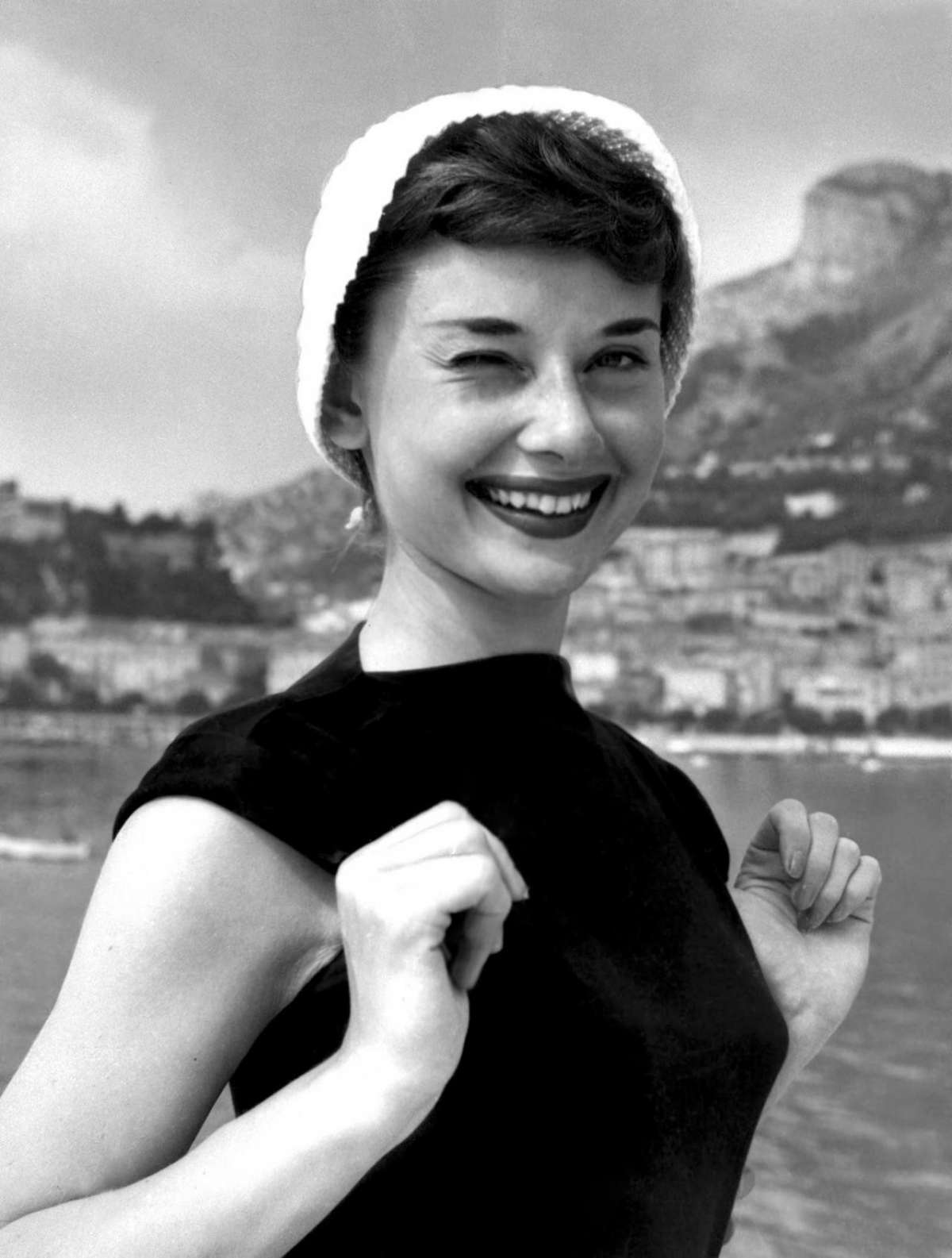 Audrey al mare