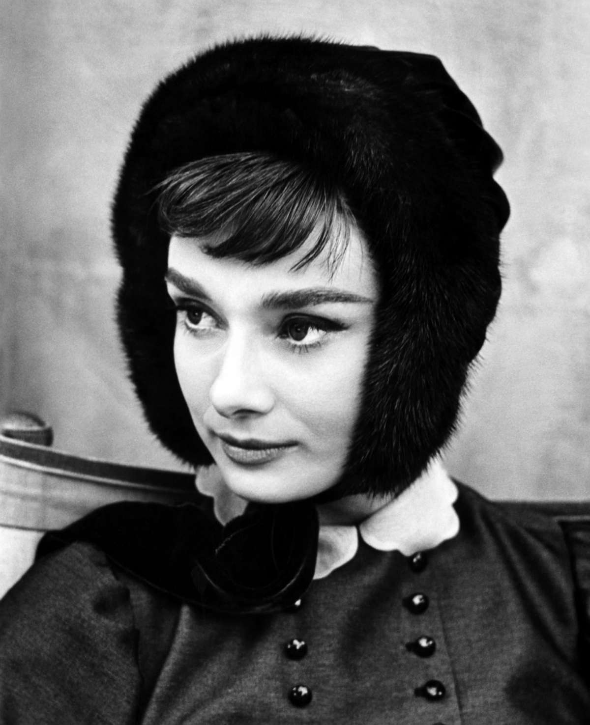 Cappello di pelo per l'attrice