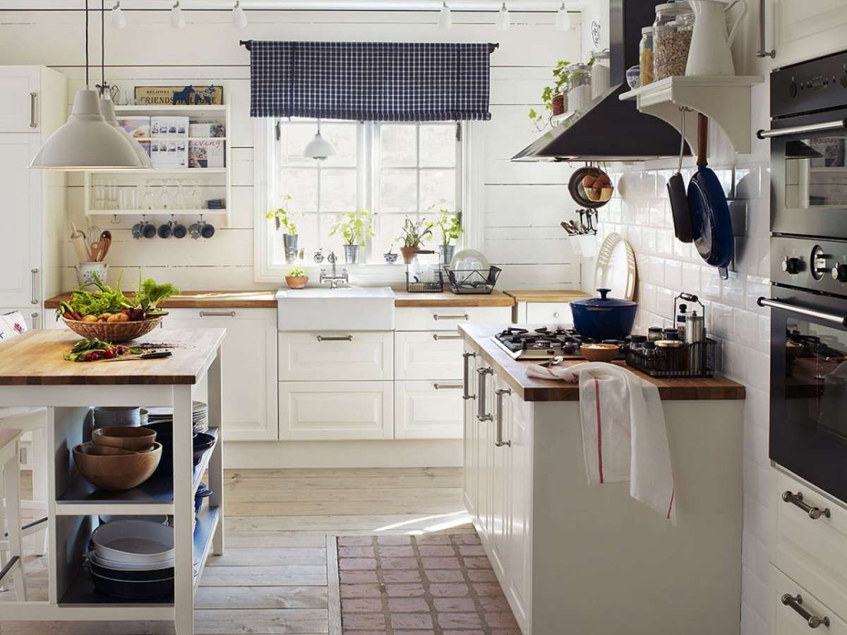 Cucina Ikea in stile country