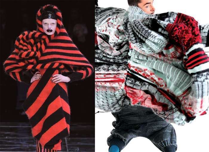 Dettagli moda e fashion in maglia