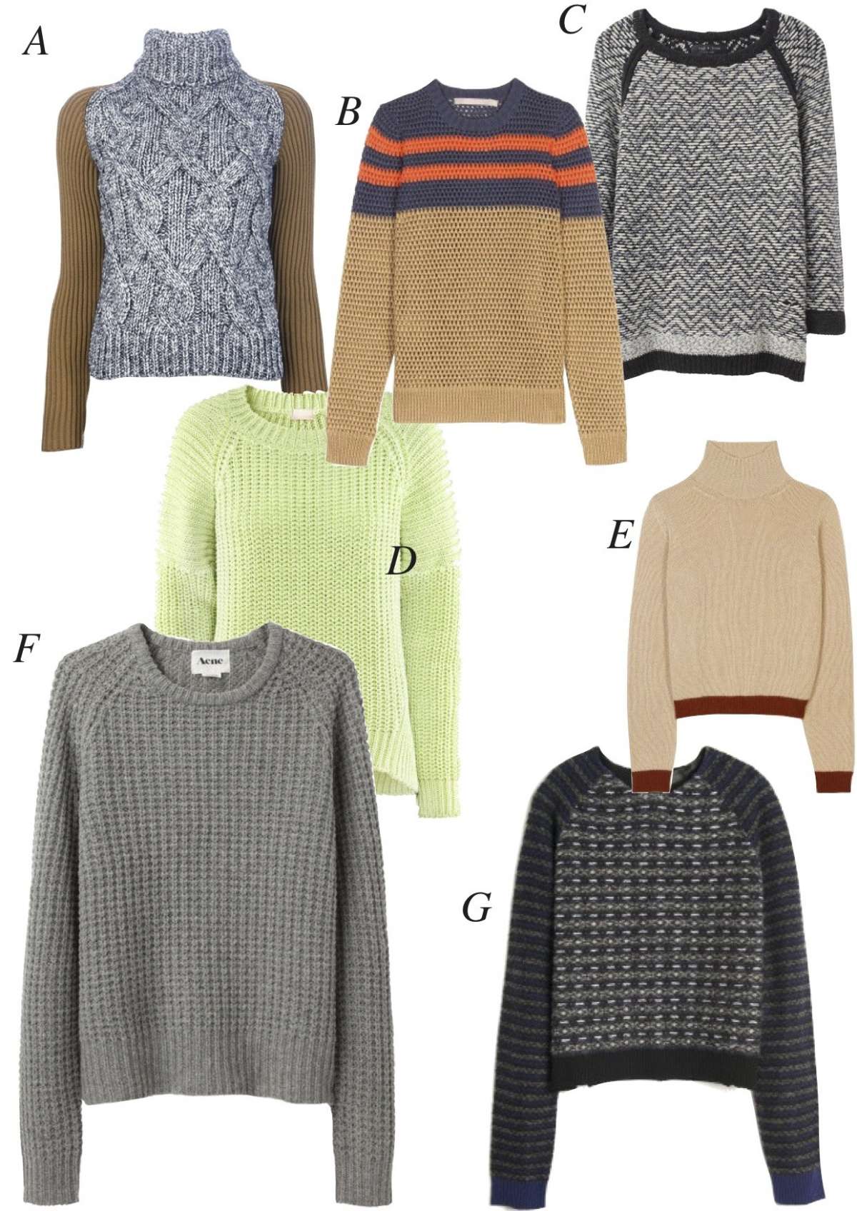 Maglioni in lana alla moda