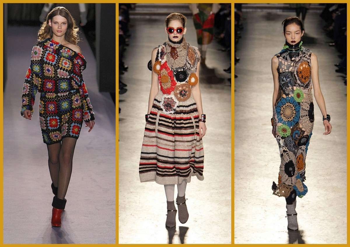 Moda tricot colorata