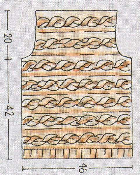 Schema per la maglia a trecce