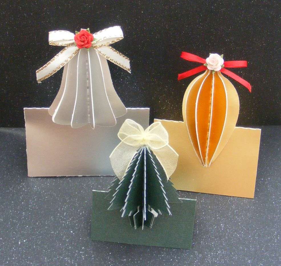 Segnaposto Natale origami