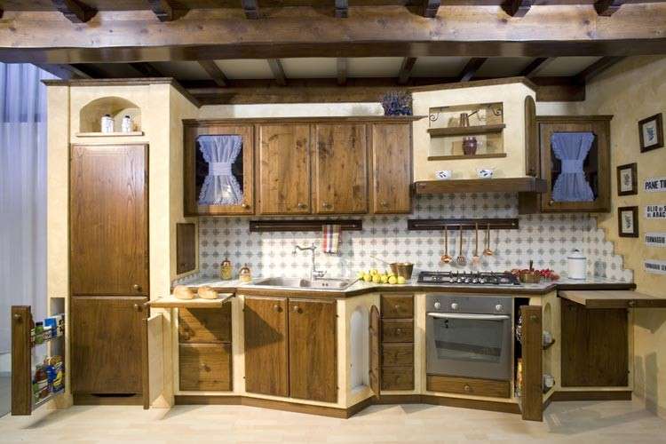 Stile country in cucina