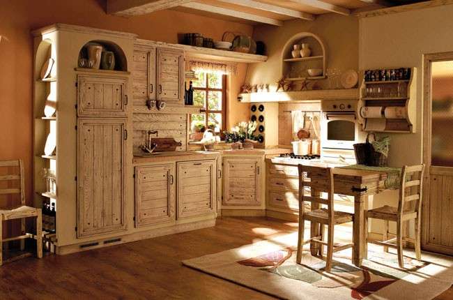 Stile country in legno