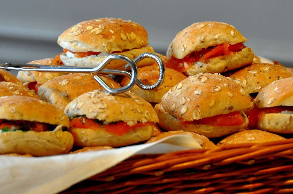 Panino farcito light con pomodori