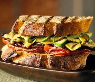 Panino farcito light con verdure