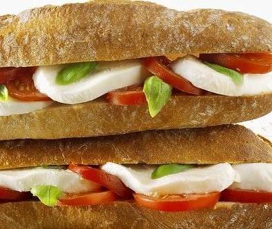 Panino light caprese