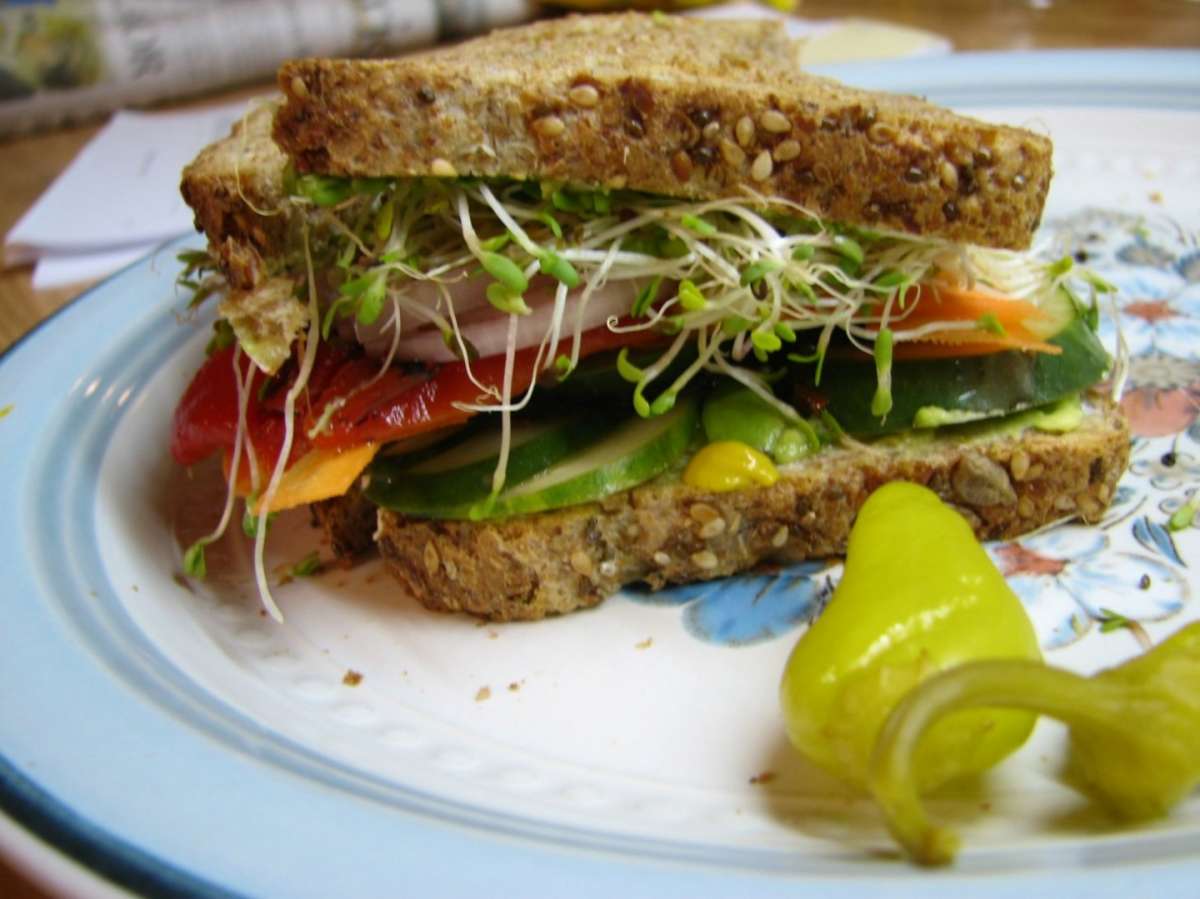 Panino light con cetriolo