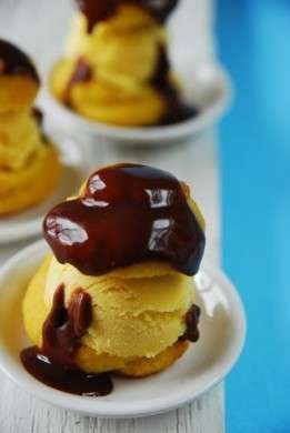 profiteroles chocolat