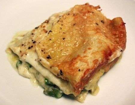 Lasagne con asparagi