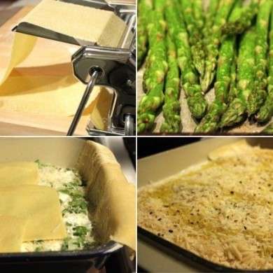 Preparazione lasagne